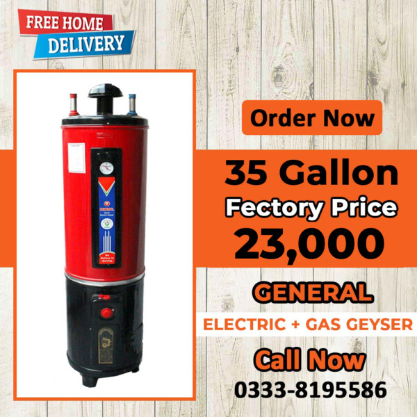 general electric and gas geyser 35 gallon