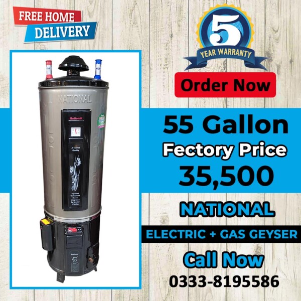 electric or gas geyser price in pakistan