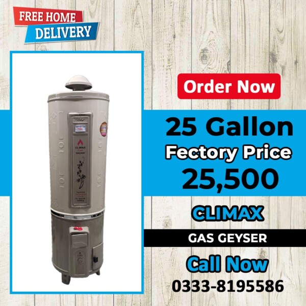 climax gas water heater