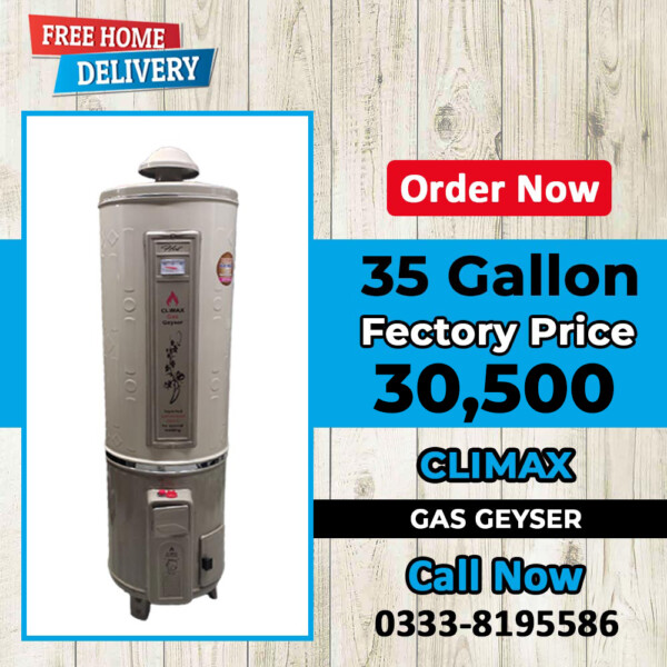 Climax Gas Geyser 35 Gallon