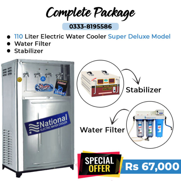 electric water cooler with water filter and stablizer