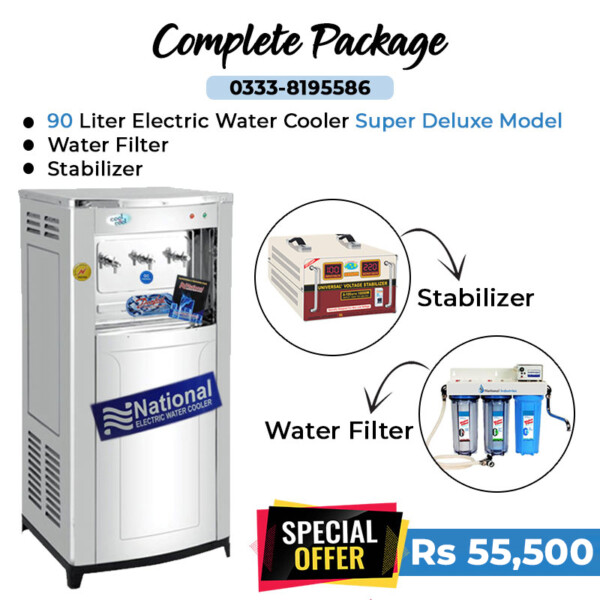 electric water cooler with water filter and stablizer
